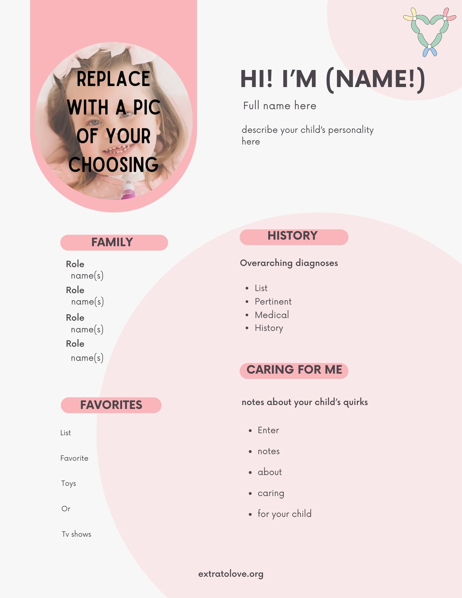 Hospital About Me Template 1 preview
